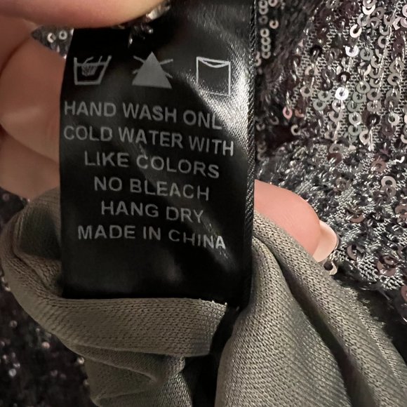 Dress Forum LA Sequin Ballon Sleeve Mini Dress - Picture 5 of 6